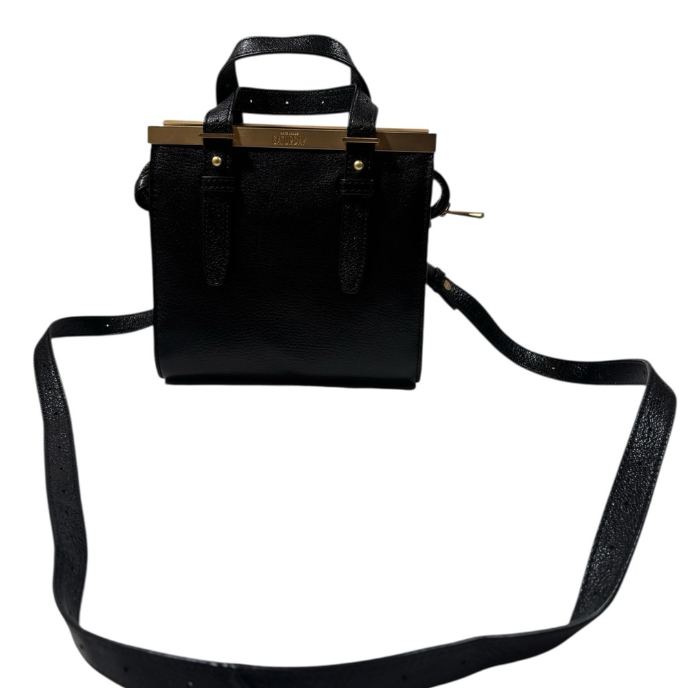 VTG Kate Spade Saturday Black Purse Dark Academia Preppy Corpgore Classic - Picture 4 of 10